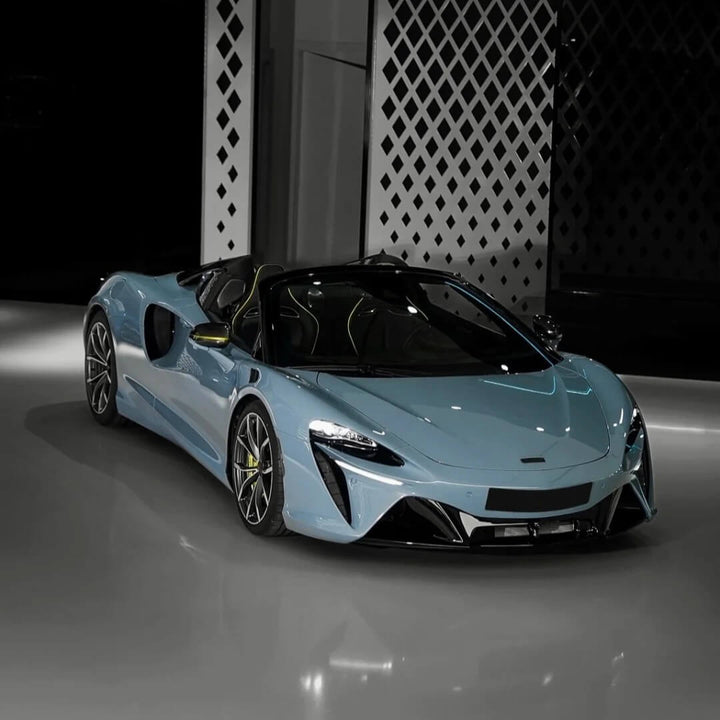 Gloss Metallic Slate Blue Car Wrap