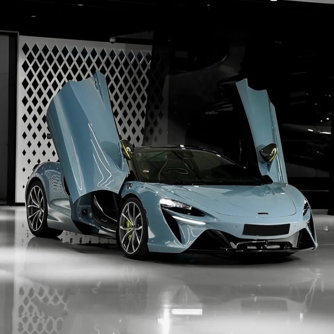 Gloss Metallic Slate Blue Vinyl Wrap