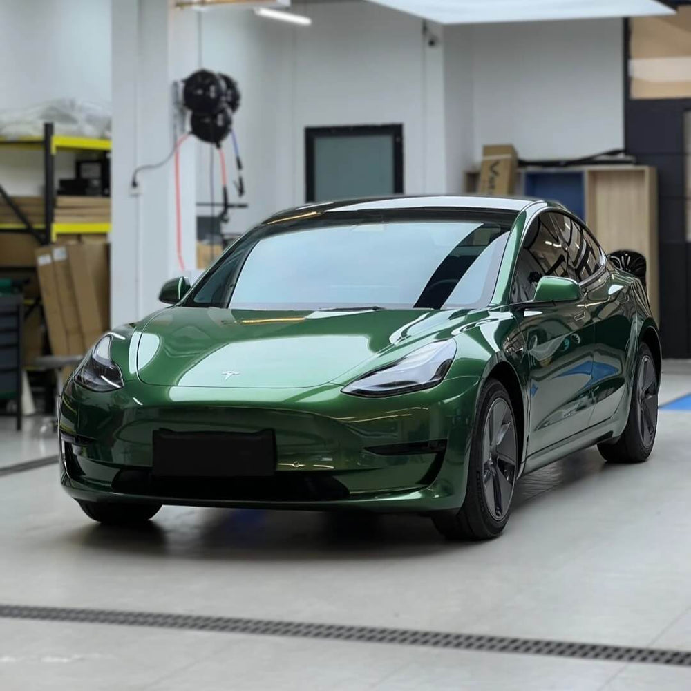 Gloss Metallic Sonoma Green Car Wrap PPF