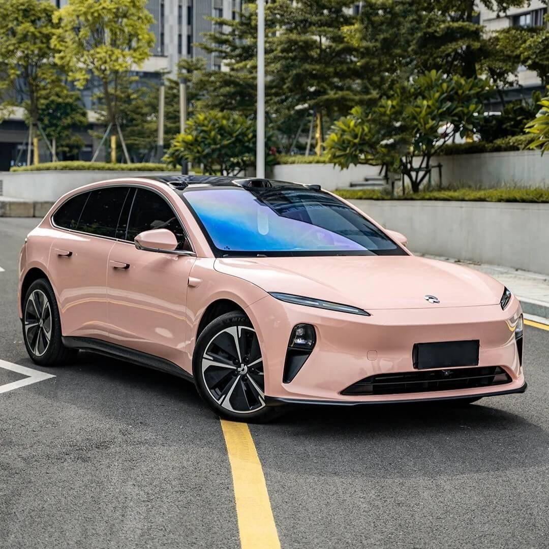 Gloss Pink Orange Color PPF Wrap