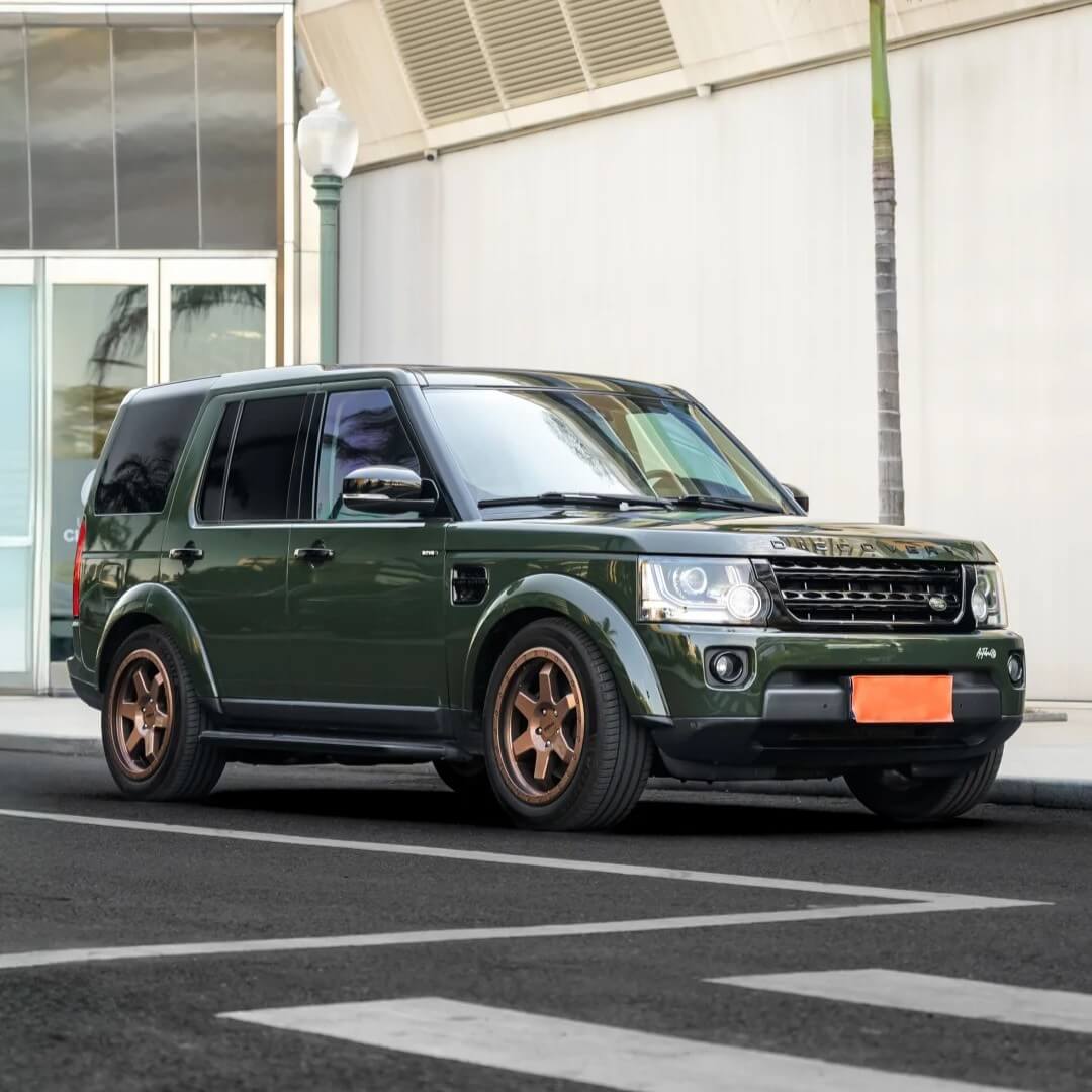 Glossy Dark Olive Green Range Rover Color PPF