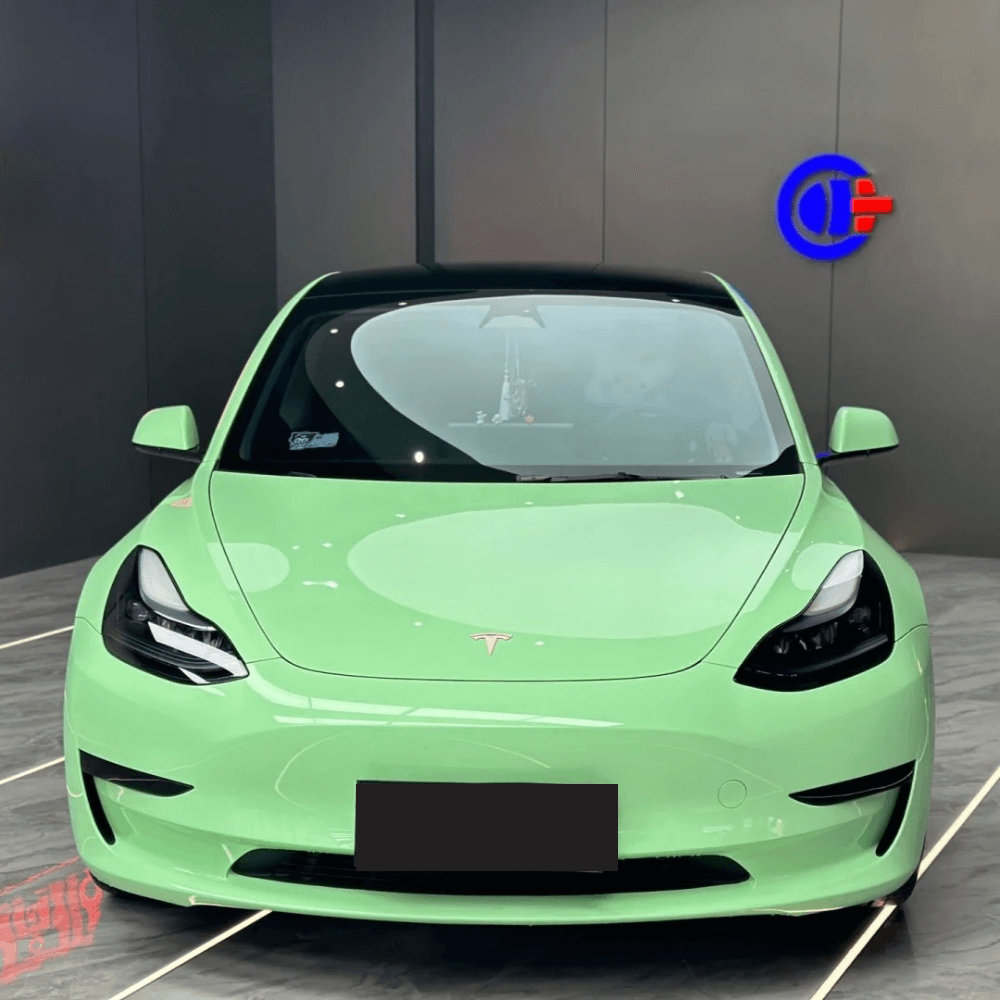 Glossy Grayish Green PPF Wrap