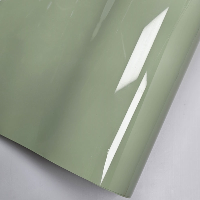 Glossy Khaki Green Wrap