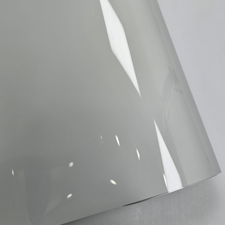 Glossy Light Gray Vinyl Wrap