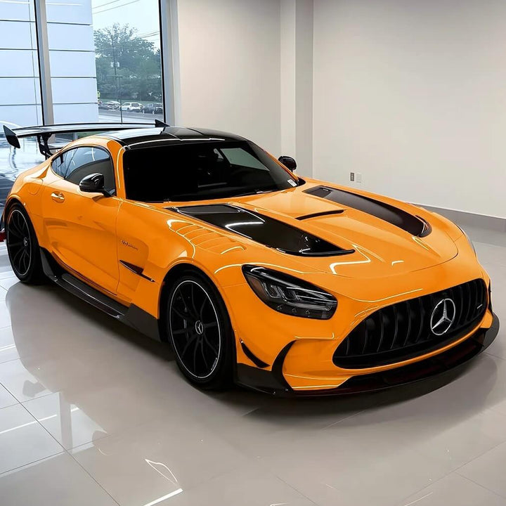 Glossy McLaren Orange Vehicle Wrap