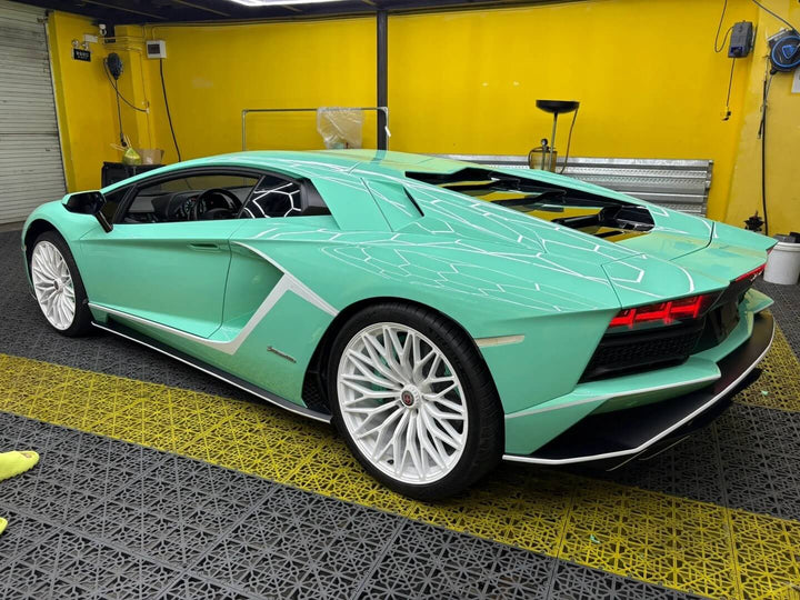 Glossy Mint Green Color PPF Wrap