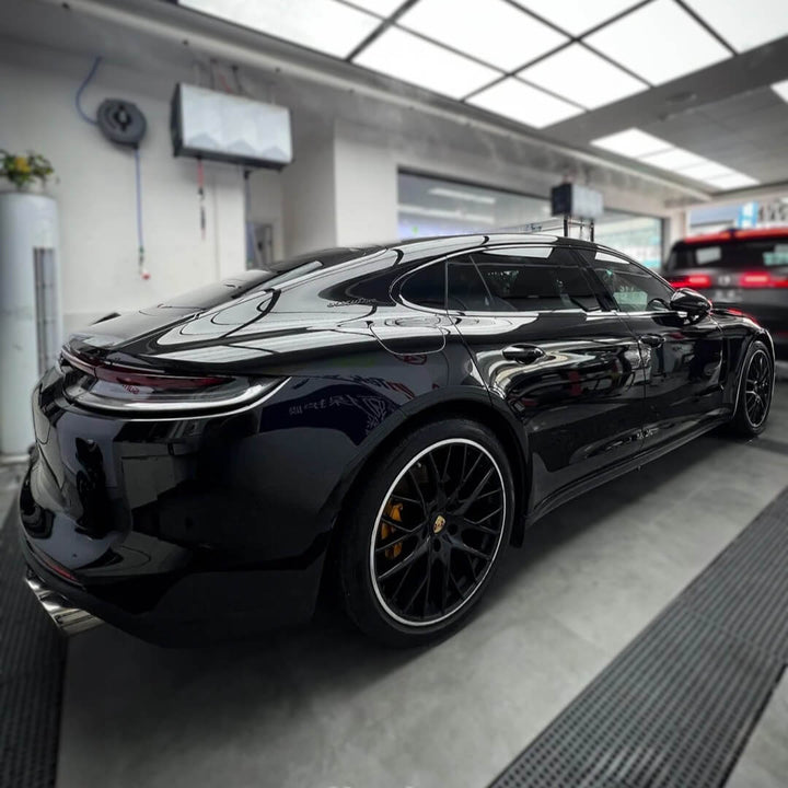 Glossy Obsidian Black PPF Wrap