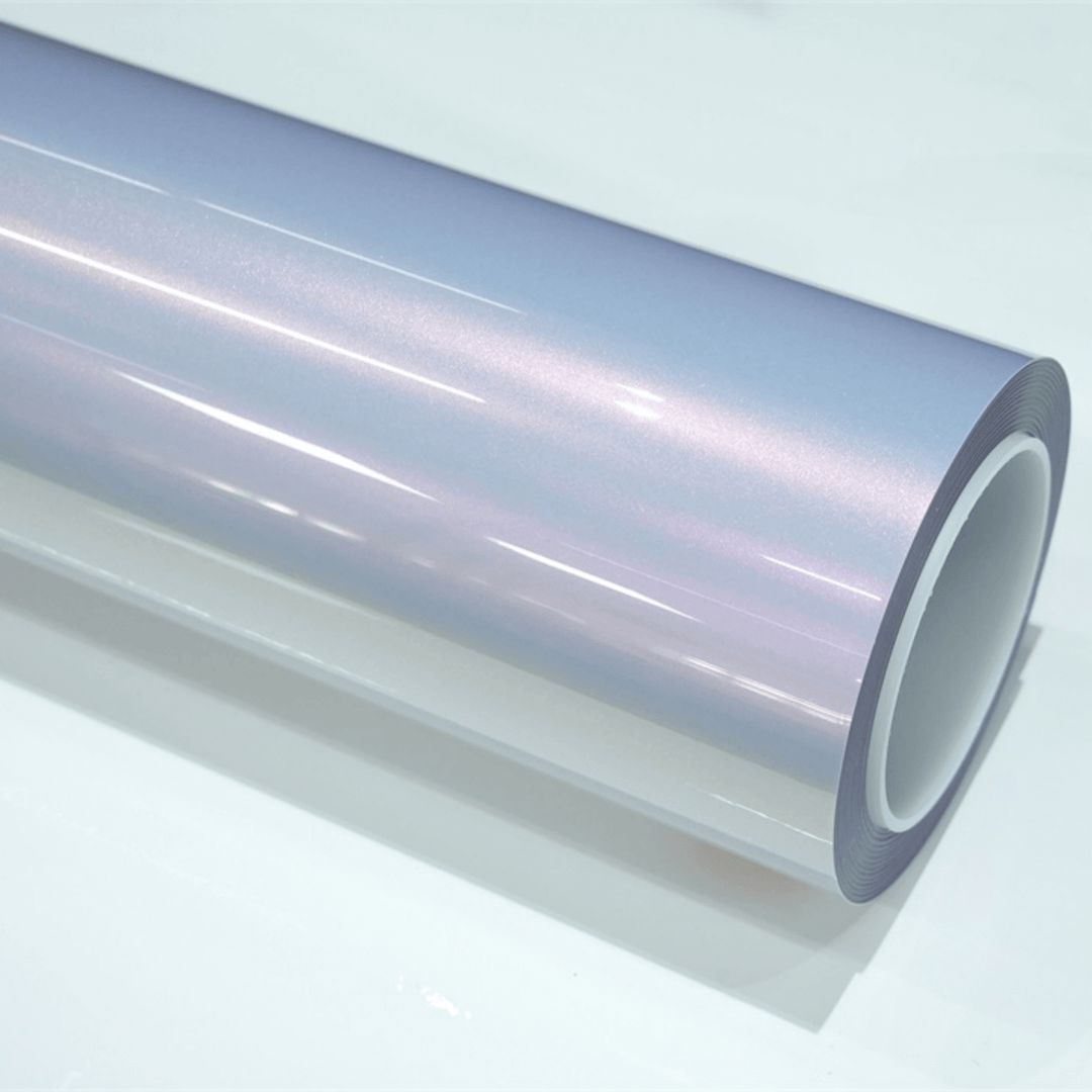 Glossy Pearlescent Lilac Color Shift PPF