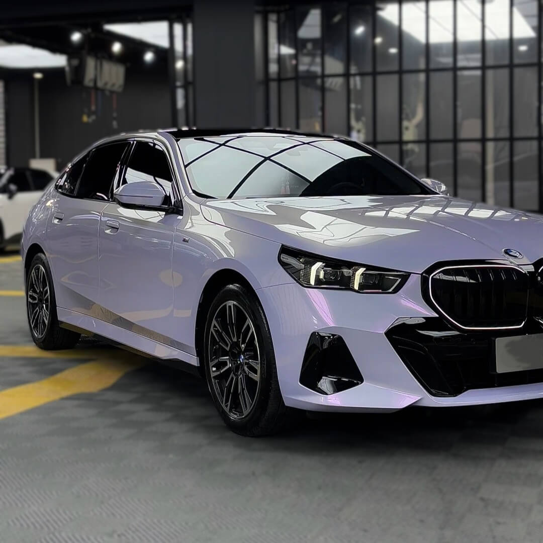 Glossy Pearlescent Lilac Color Shift PPF Wrap