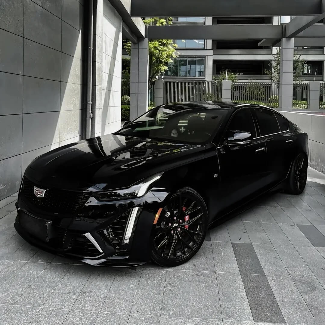 Glossy Piano Black Car Wrap