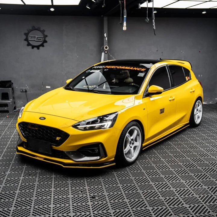 Glossy Racing Yellow Focus Wrap