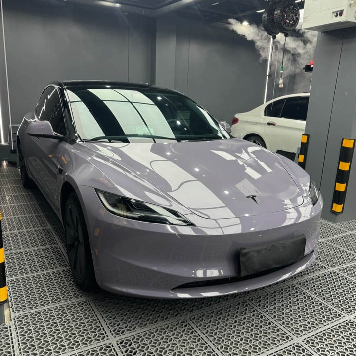 Glossy Smoky Violet Car Wrap