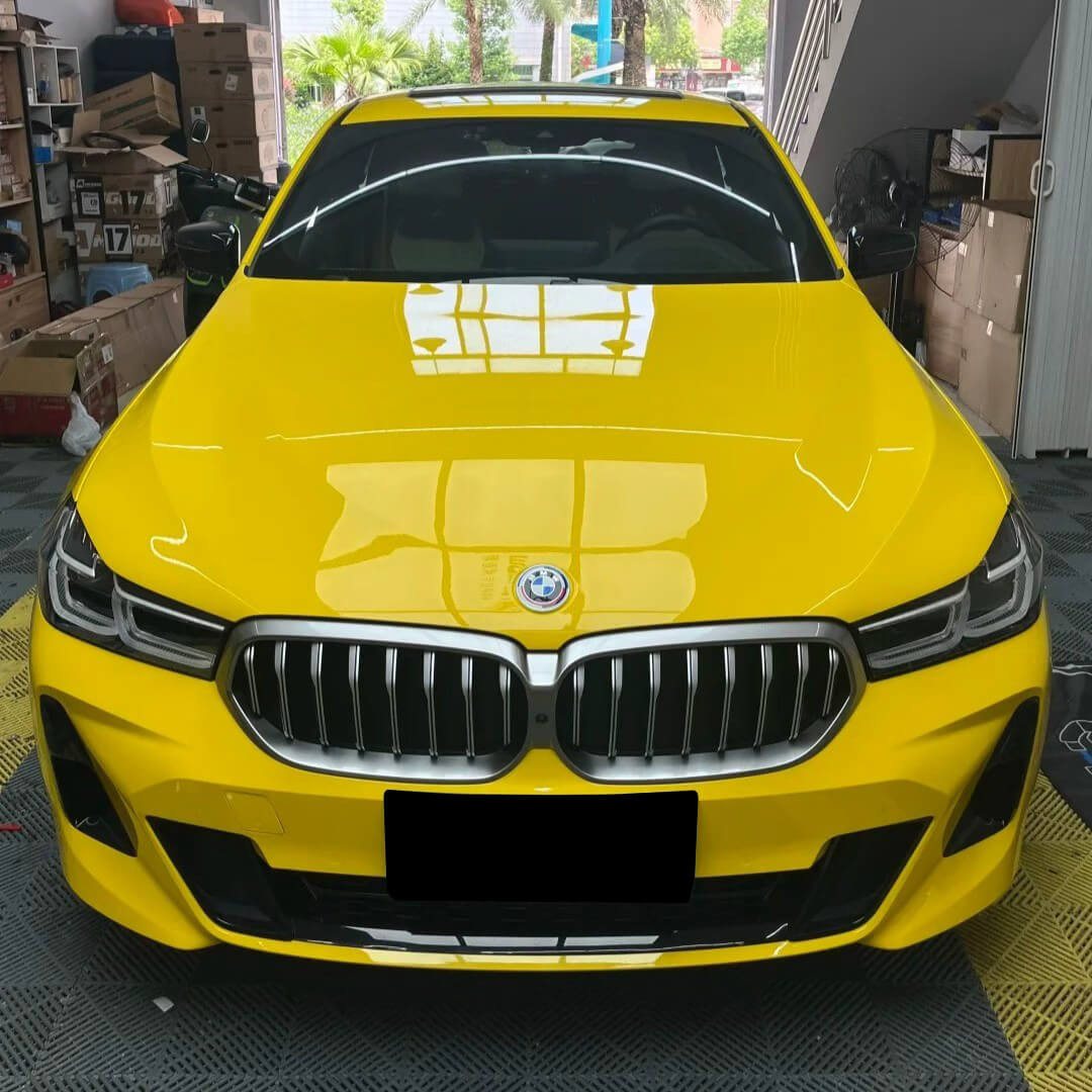 Glossy Yellow BMW Color PPF
