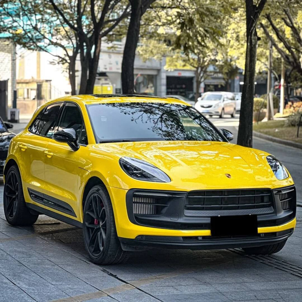 Glossy Yellow Porsche Color PPF