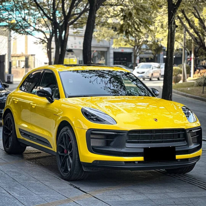 Glossy Yellow Porsche Color PPF