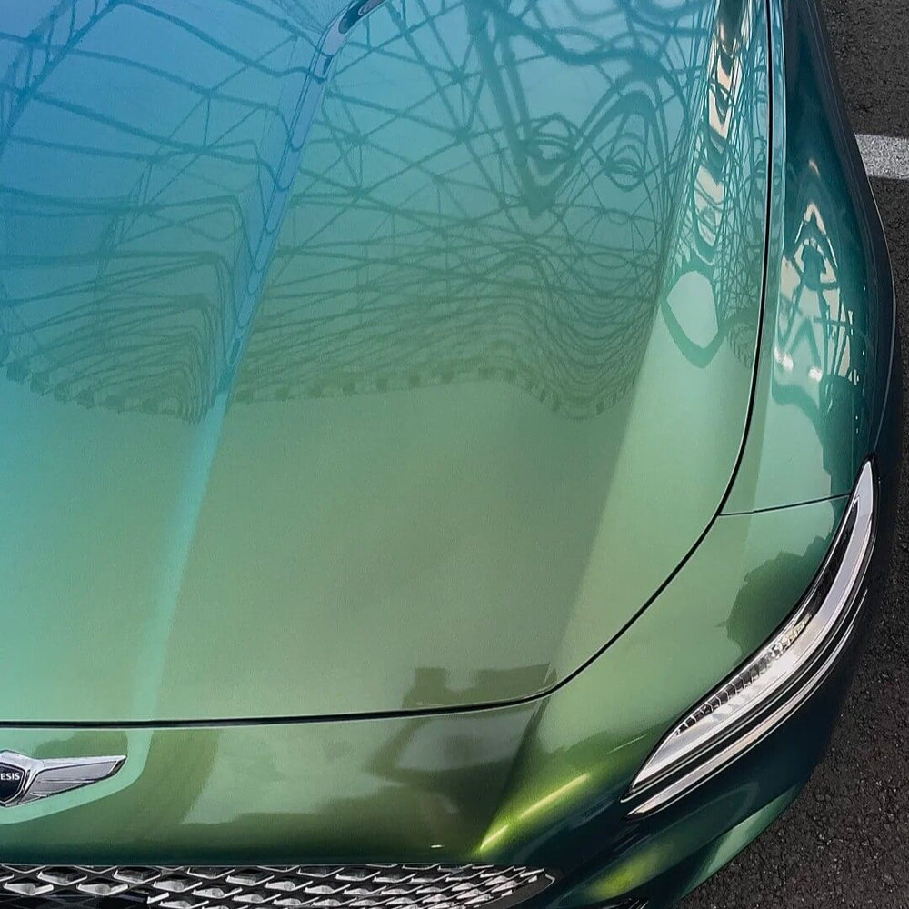 Gotland green chameleon vinyl wrap
