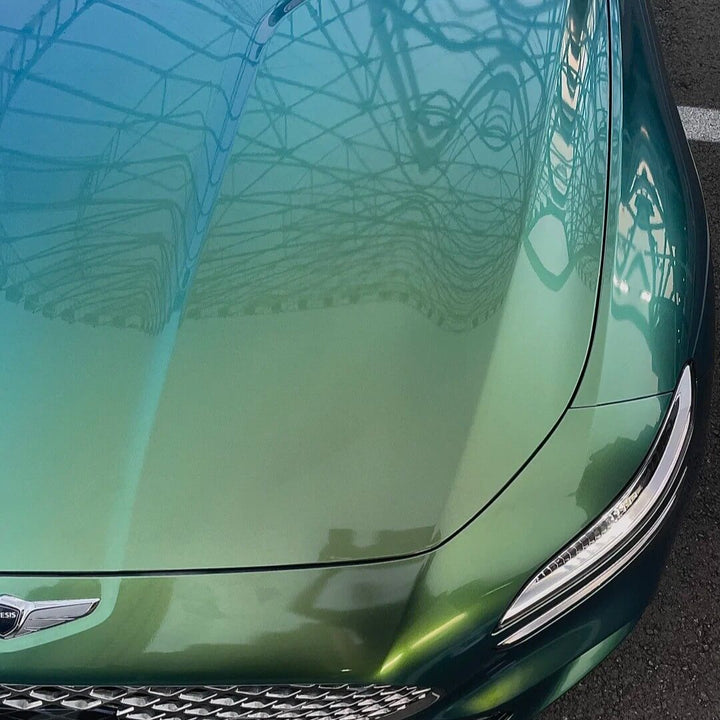 Gotland green chameleon vinyl wrap