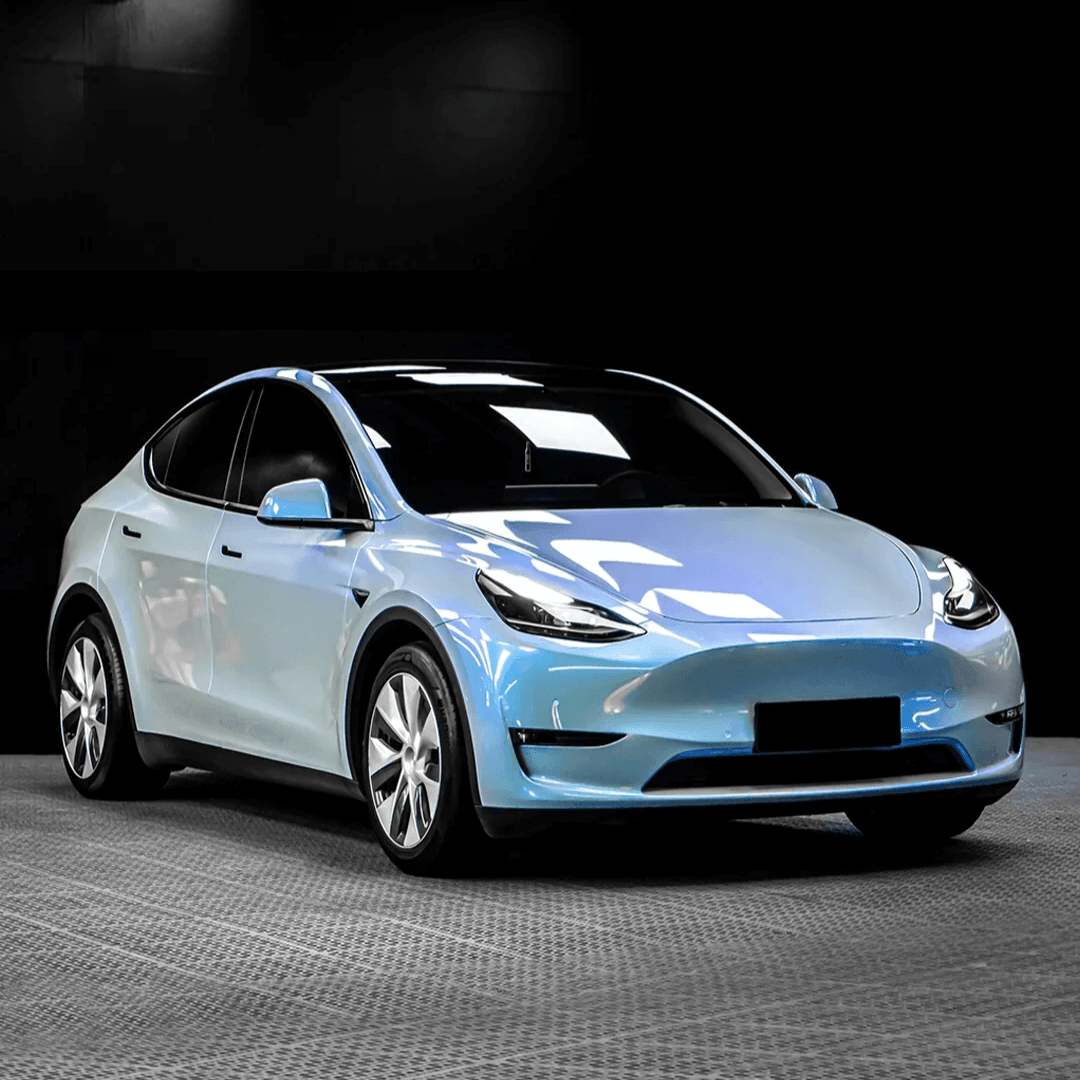 Gray Blue Color Shift Wrap 