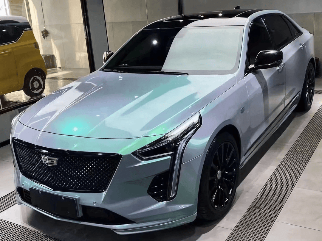 Gray Green Color Shift Wrap 