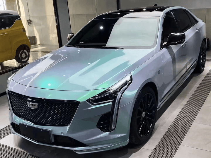 Gray Green Color Shift Wrap 