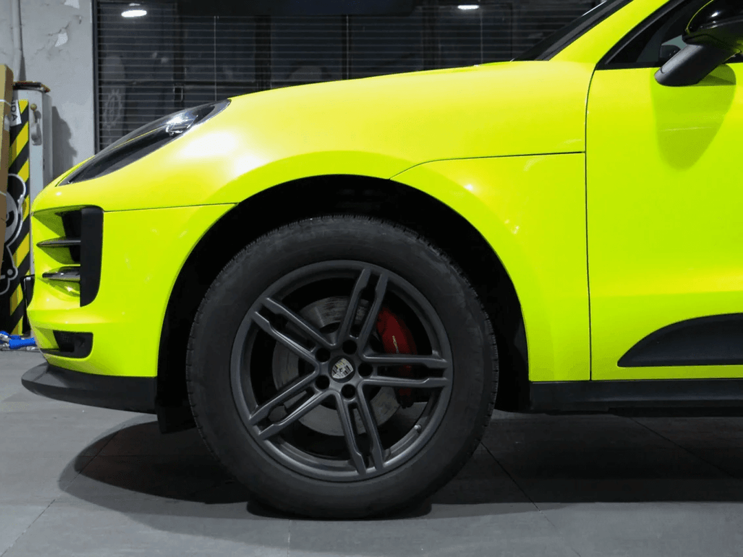 Greenish Yellow Pearlescent Metallic Vinyl Wrap