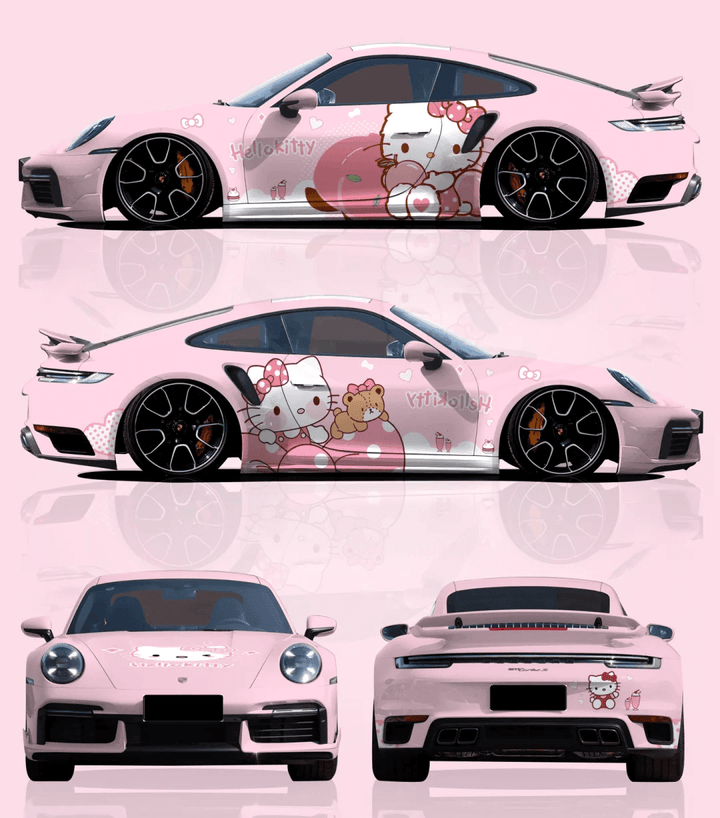 Hello Kitty Car Wrap