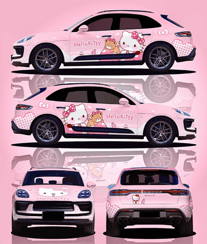 Hello Kitty Car Wrap