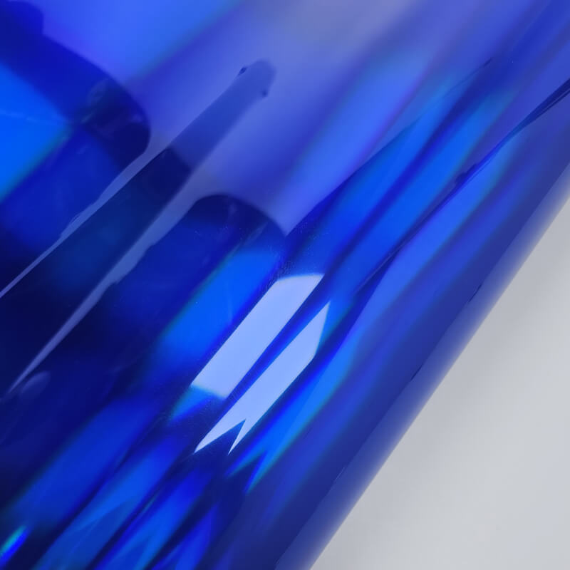 Holographic Blue Chrome Wrap