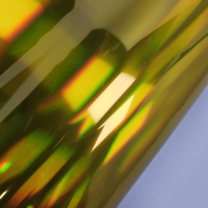 Holographic Chrome Gold Wrap