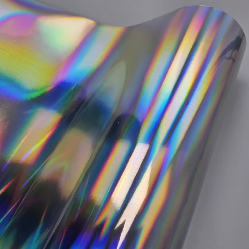 Holographic Chrome Silver car Wrap
