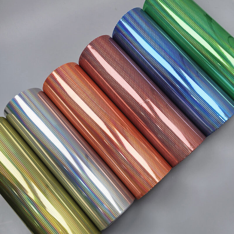 Holographic Honeycomb Headlight Tint Film