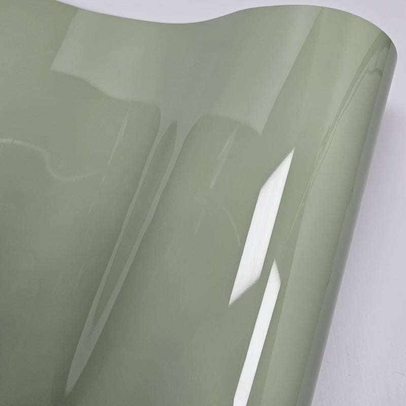 Khaki Green Glossy Wrap