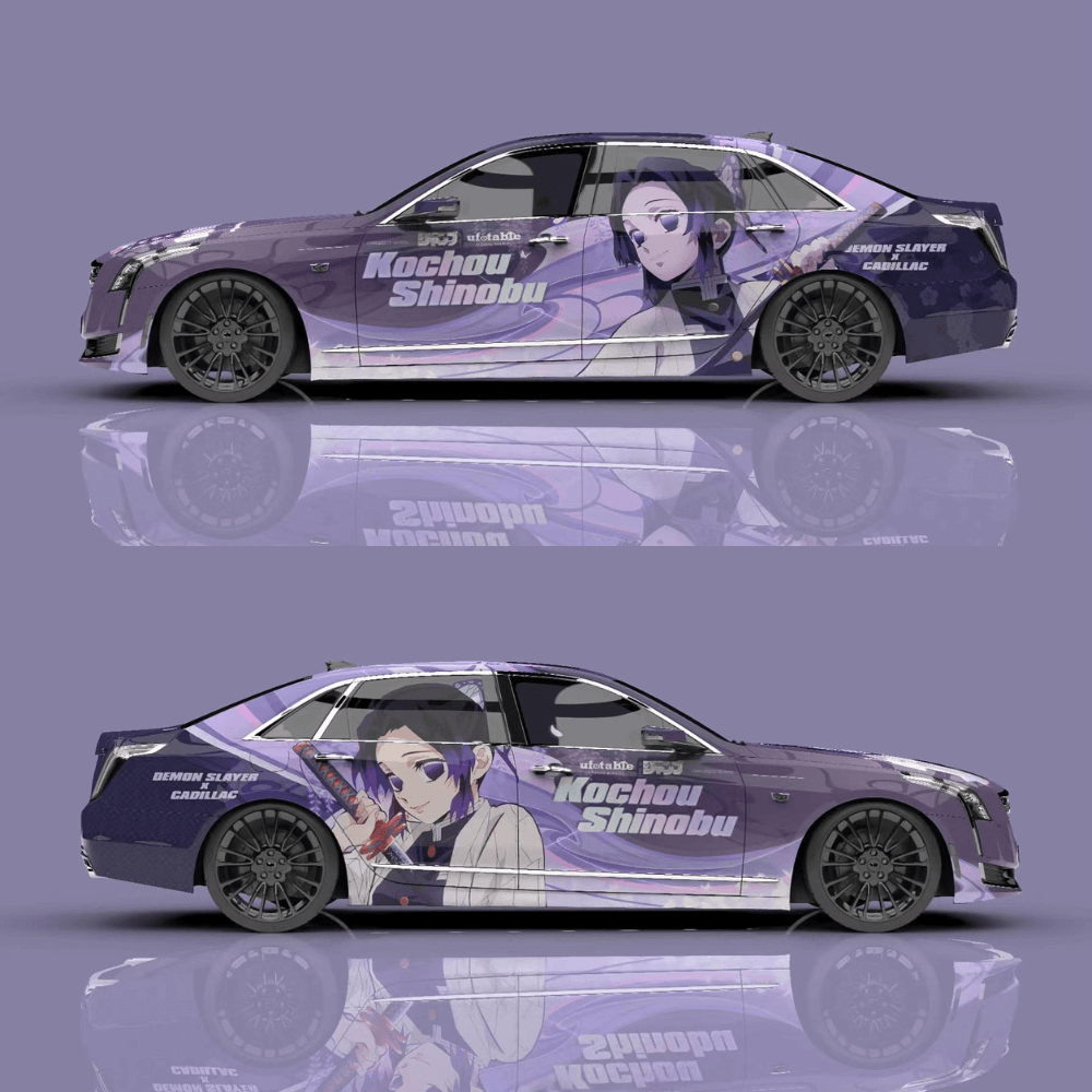 Kochou Shinobu car wrap