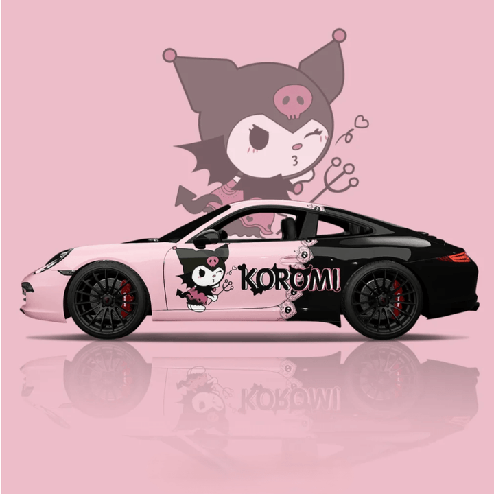 Kuromi Car Wrap