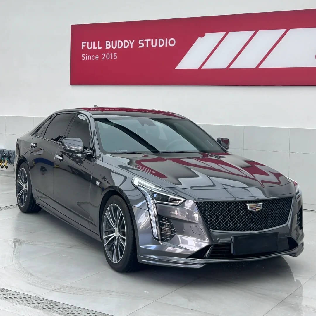 Liquid Metallic Ash Gray Car Wrap