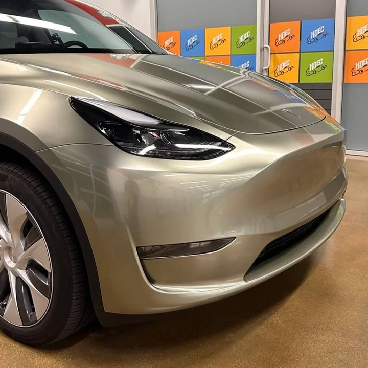 Liquid Metallic Champagne Gold Tesla