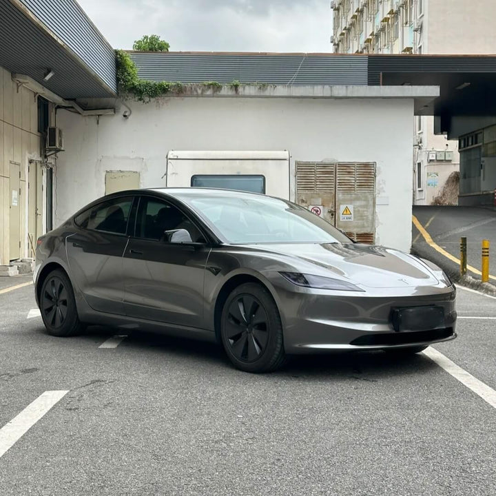 Liquid Metallic Gunmetal Gray Color PPF Wrap