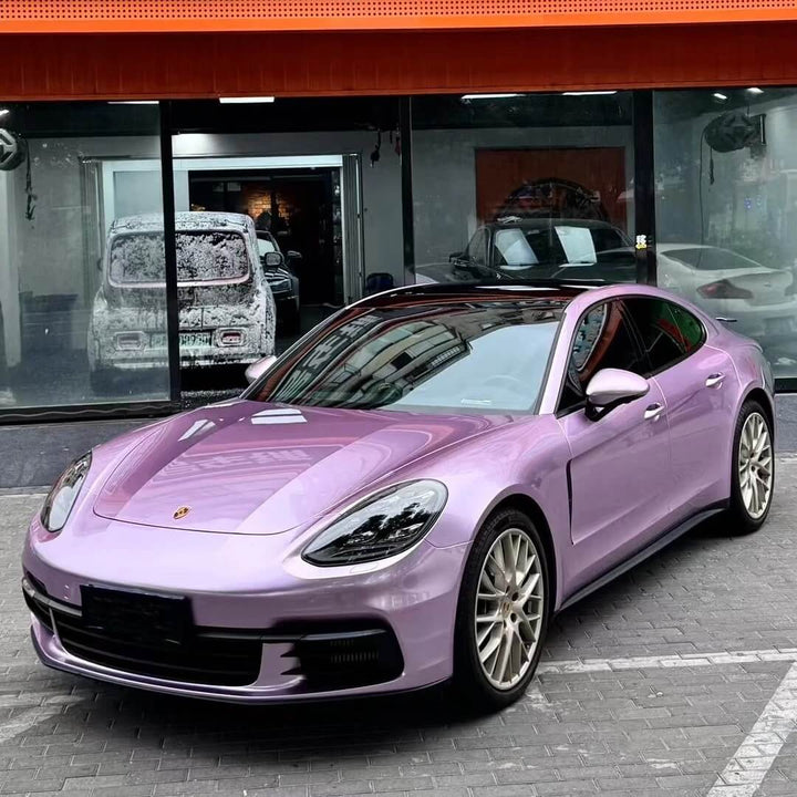 Liquid Metallic Pink Lavender Car Wrap