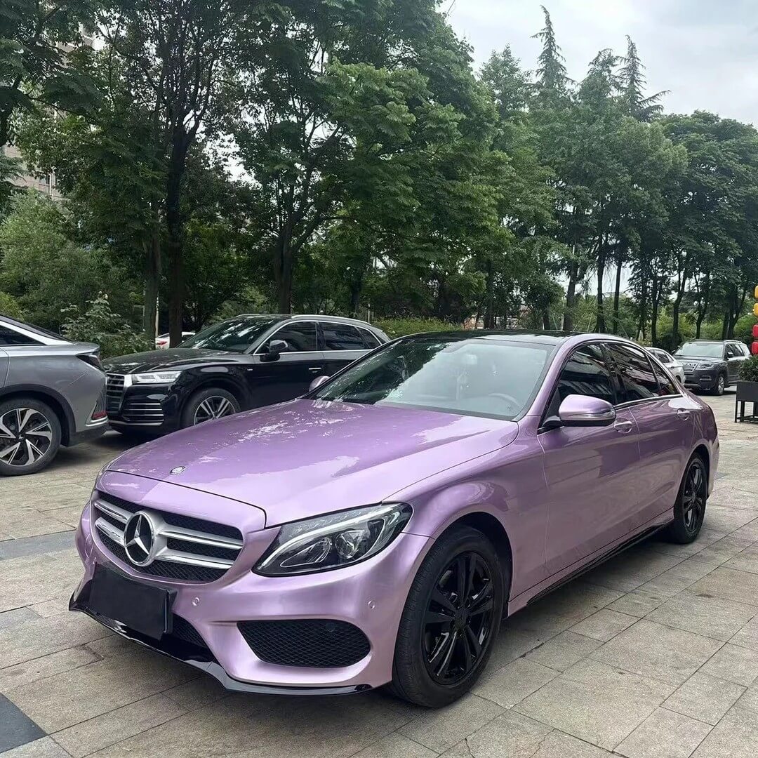 Liquid Metallic Pink Lavender Wrap PPF