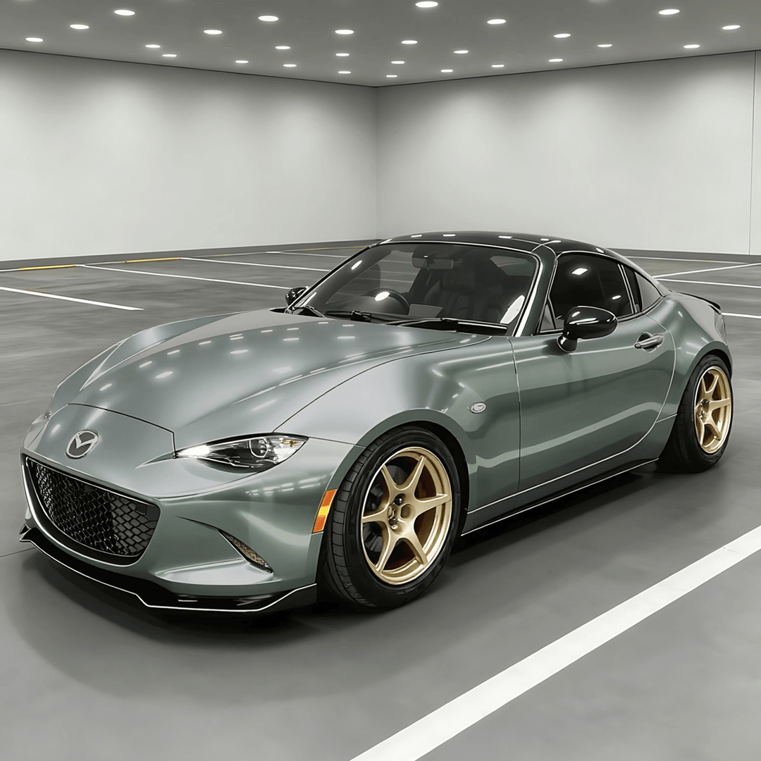 Liquid Metallic Sage Green Car Wrap