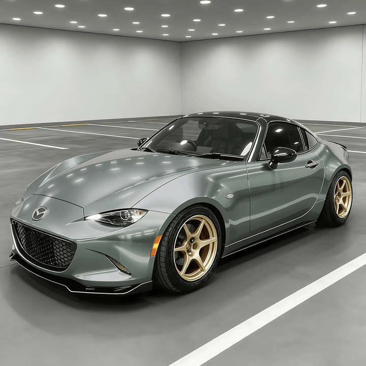 Liquid Metallic Sage Green Car Wrap