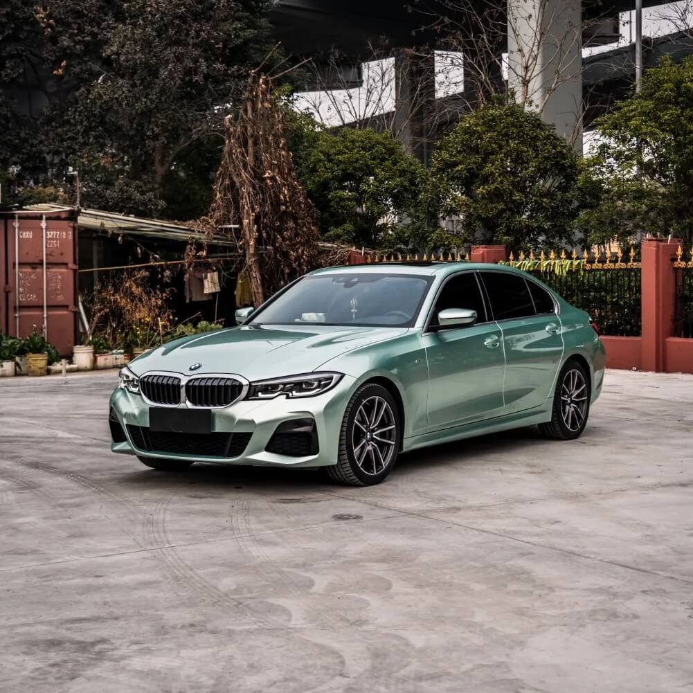 Liquid Metallic Seafoam Green Car Wrap