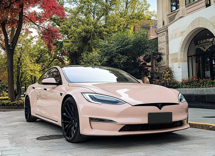 Liquid Metallic Shell Pink Car Wrap