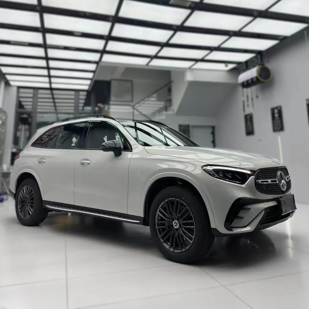 Liquid Metallic Silver Greige Car Wrap