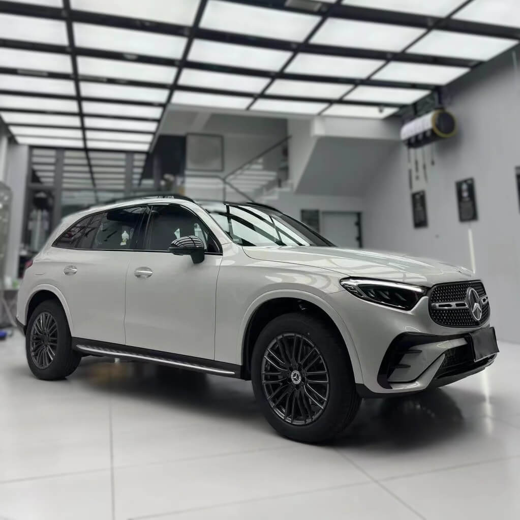 Liquid Metallic Silver Greige Car Wrap