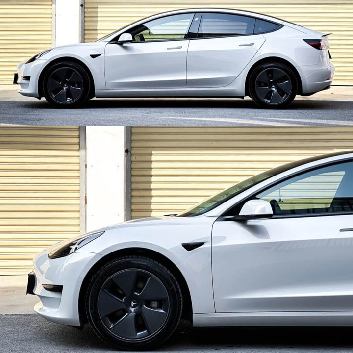 Liquid Metallic Silver Greige Color PPF Wrap