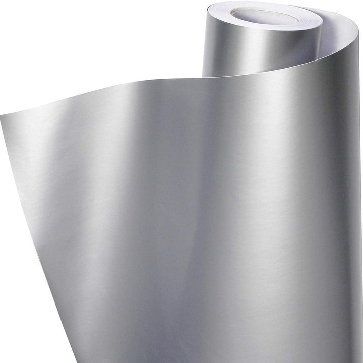 Liquid Metallic Silver Matte Wrap 