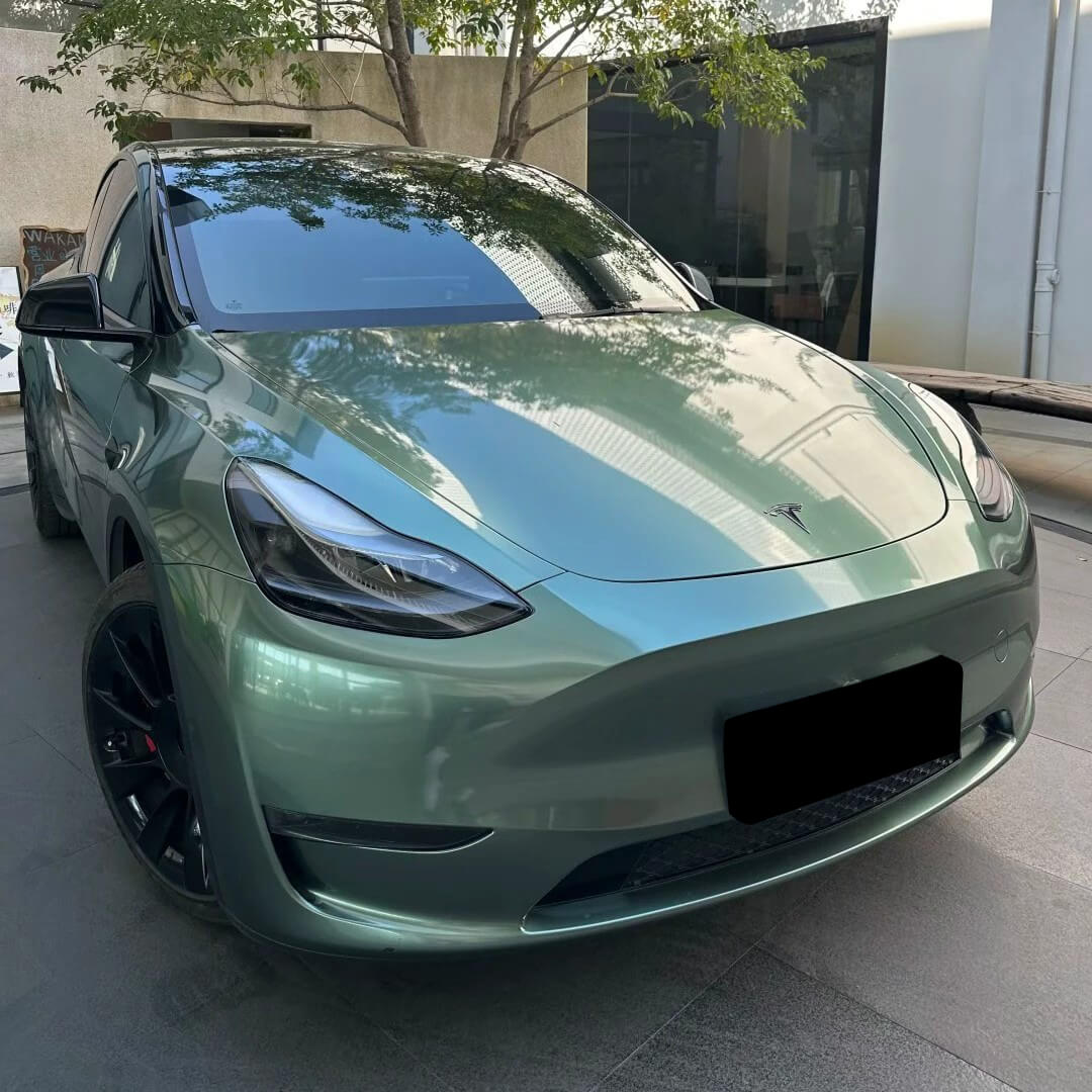 Liquid Metallic Teal Car Wrap