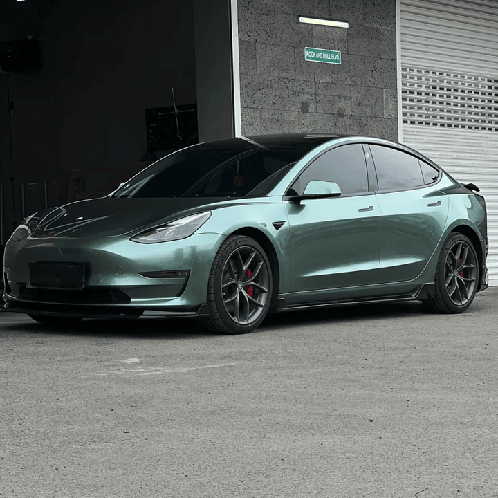 Liquid Metallic Verde Green Wrap