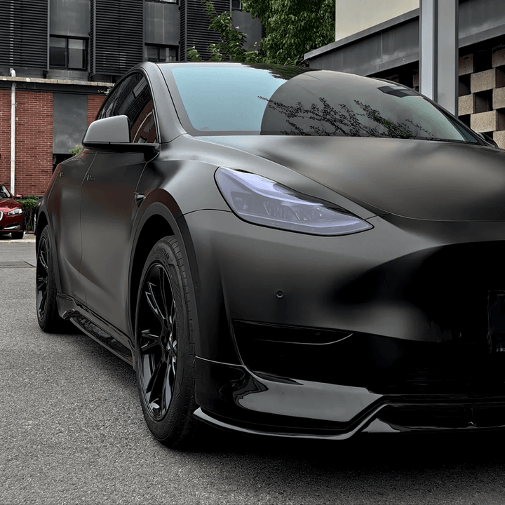 Matte Metallic Black Vinyl Wrap